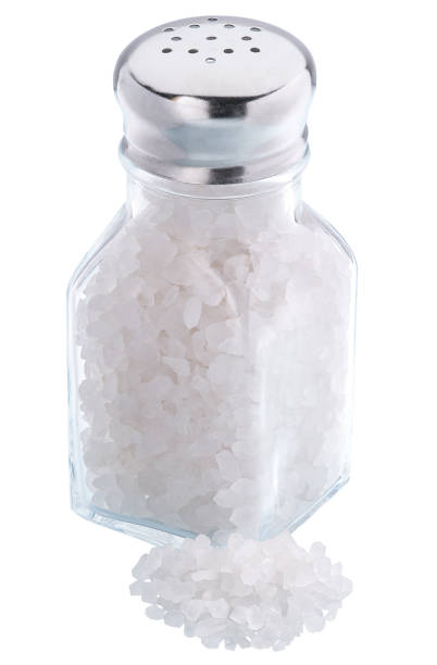 istock Glass salt shaker isolated 1423405828
