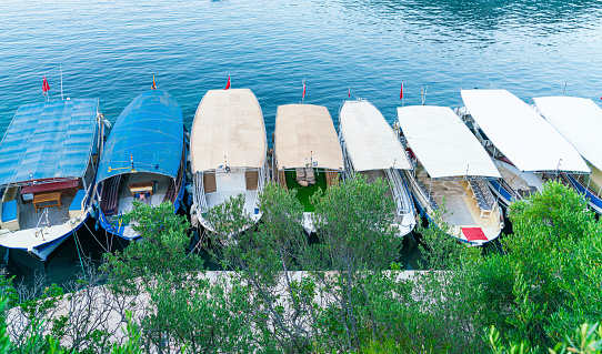 Tour Boats at Marmaris Turunc Marina