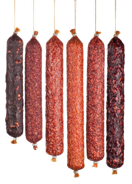 istock large variety salami sausages isolated 1423413801