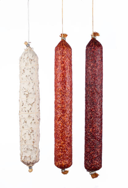 istock selection salami sausages isolated on white background 1423414022