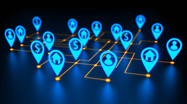 istock Futuristic digital background. Abstract connections technology and digital network. 3d illustration of the Big data and communications technology. 1423428413