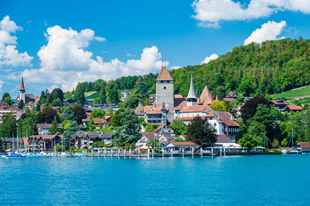 istock Old town of Spiez 1423446959