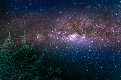 Milky way and outer space view from Atacama desert, Chile, South America