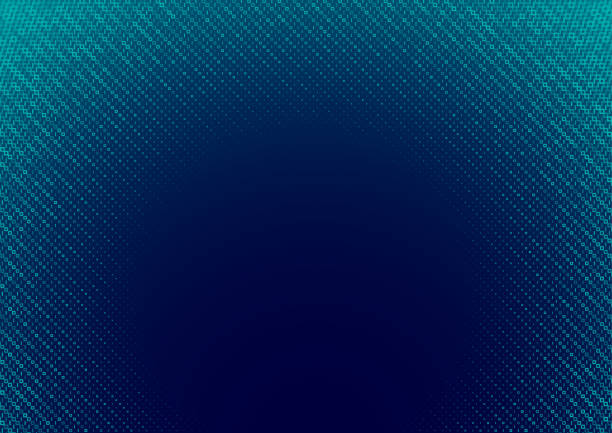 Abstract green blue binary data background technology vector design vector art illustration