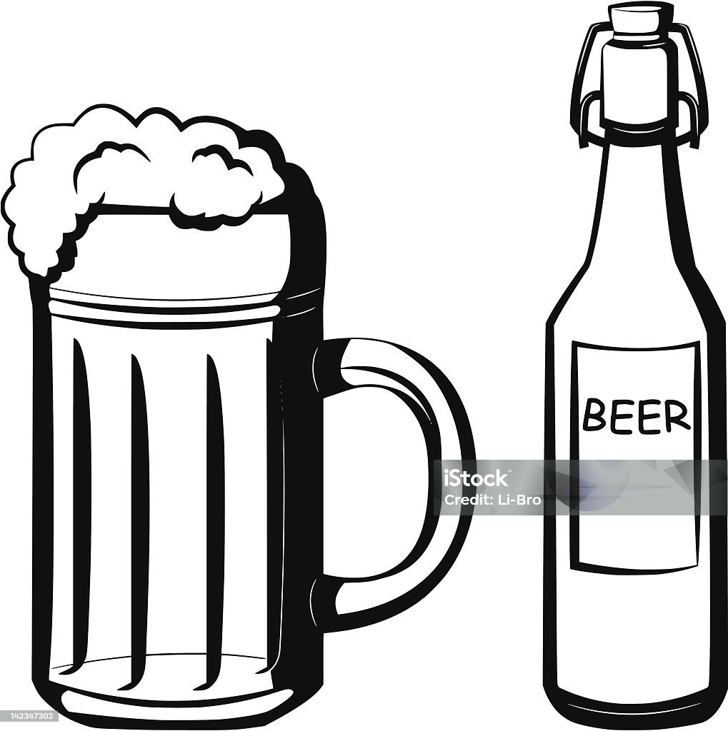 De la bière - clipart vectoriel de Alcool libre de droits