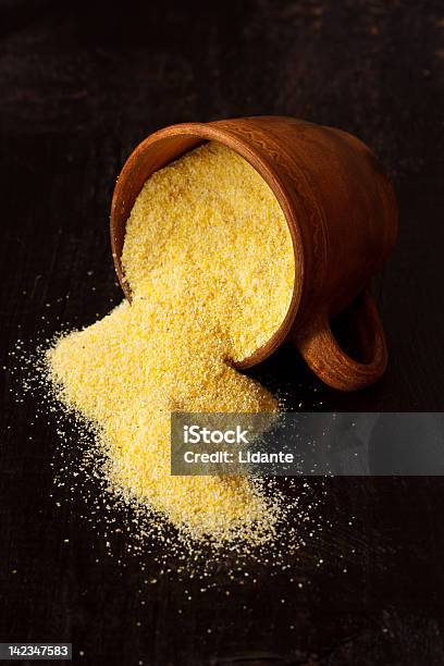 Cornmeal Stock Photo - Download Image Now - Backgrounds, Brown, Cornmeal