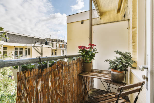 istock The interior of a cozy, modern balcony 1423483432