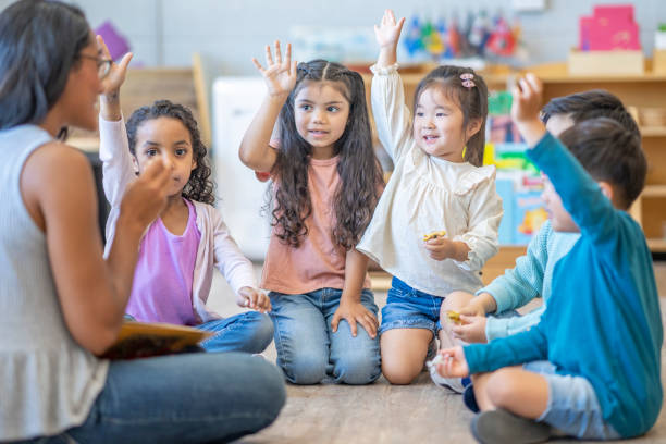 istock Montessori Classroom Story Time 1423486600