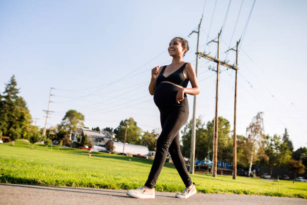 istock Active Pregnant Woman In Third Trimester 1423504903