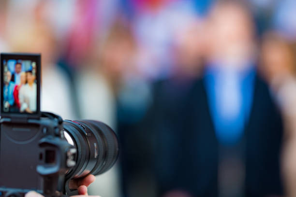 istock TV Camera Recording Political Rally 1423511422