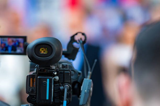 istock TV Camera Recording Political Rally 1423511483