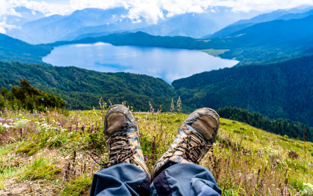 istock landscape view of Rara lake 1423511664