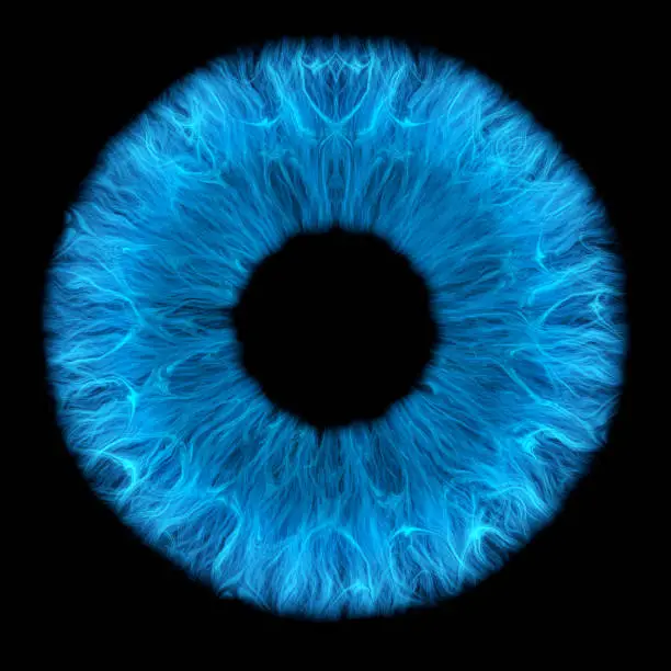 Photo of Blue human iris