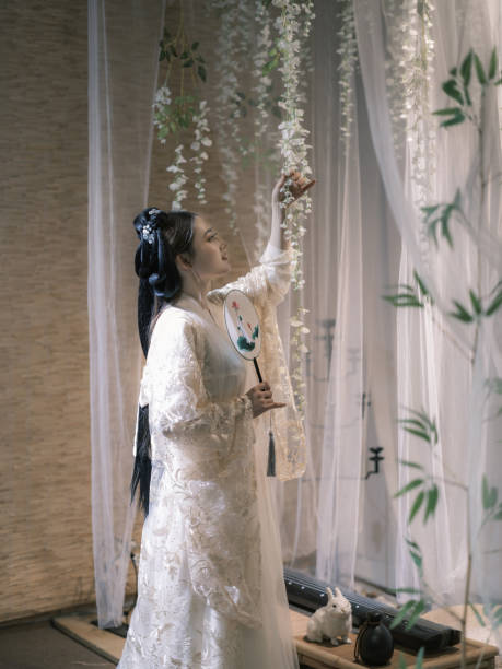 istock girl wearing ancient Chinese clothes 1423528239