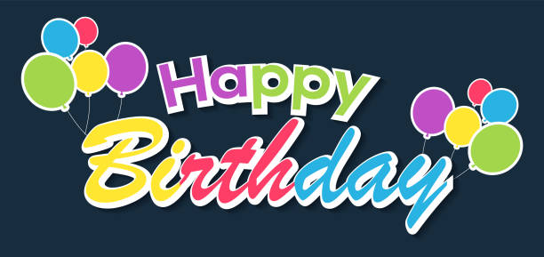 istock Cute hand drawn birthday invitation. Happy birthday postcard 1423531917