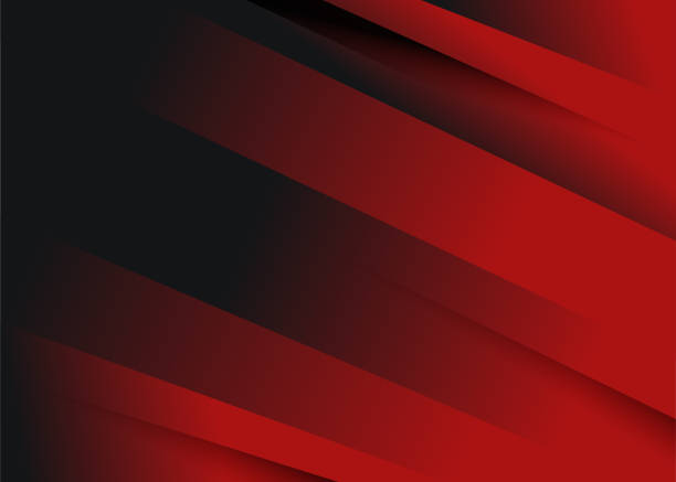 istock Abstract modern background in red and black color for your business. Abstract red and black colour background 1423533441