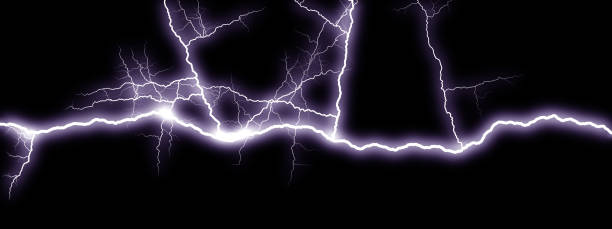 istock 3D illustration of glowing lightning on black background 1423533543