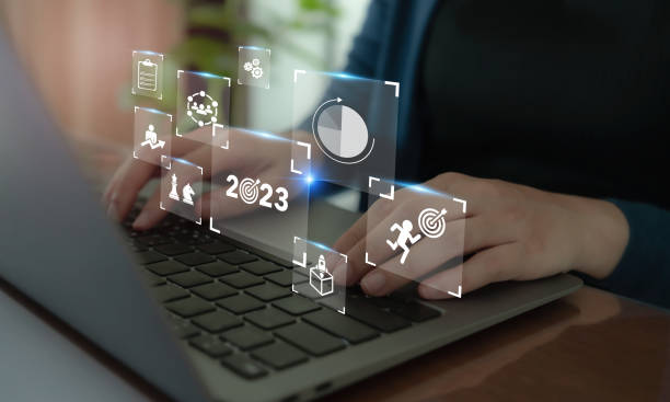 istock 2023 Goal, plan, action, Business plan and strategies. Business annual plan and development for achieving golas. Goal achievement and success in 2023. Working on computer to show  business plan. 1423538713