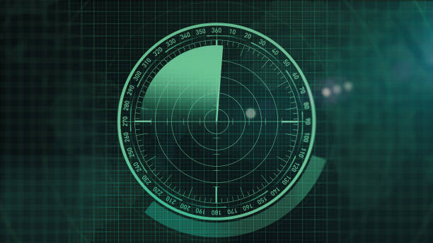 istock Motion graphic of sonar radar 1423546209