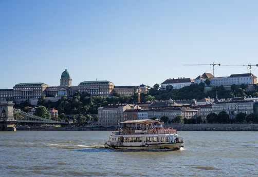 Budapest city skyline at  Danube River, Budapest, Hungary