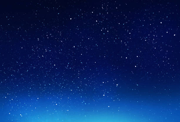 istock Beautiful watercolor-style night sky illustration 1423558544