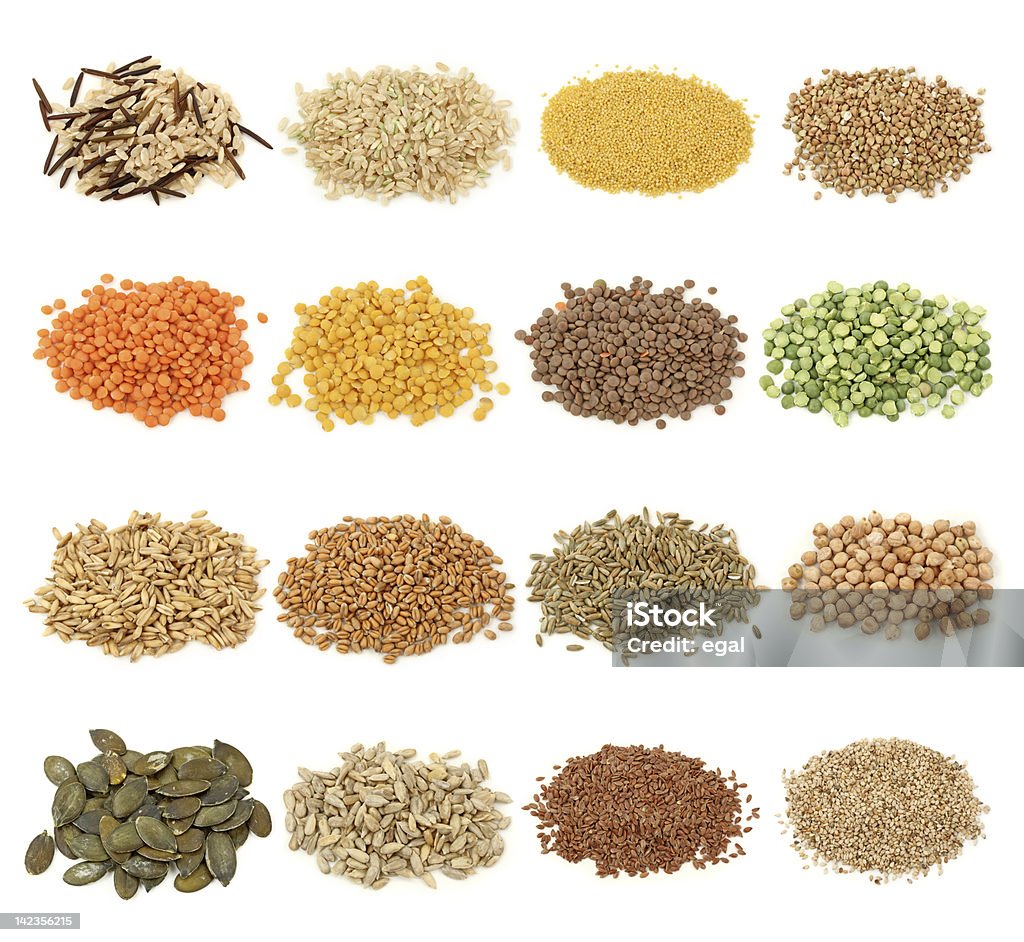 Cereal,grain and seeds collection Cereal,grain and seeds collection-wild rice,natural rice,millets,buckwheat,orange lentils, yellow lentils,brown lentils, split peas,oat, wheat, rye, chickpea, pumpkin seeds,sunflower seeds, brown flax seeds and  sesame seeds  Pumpkin Seed Stock Photo