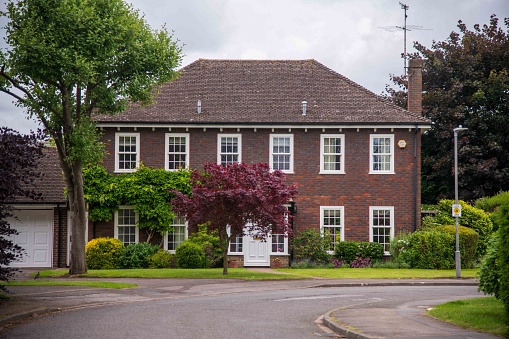 Marlow, United Kingdom - June 09, 2022: Residential House in Marlow, Buckinghamshire