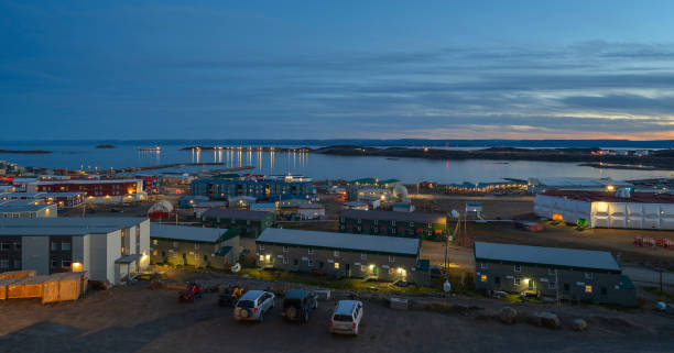 istock Evening View of an Arctic Harbor 1423580196
