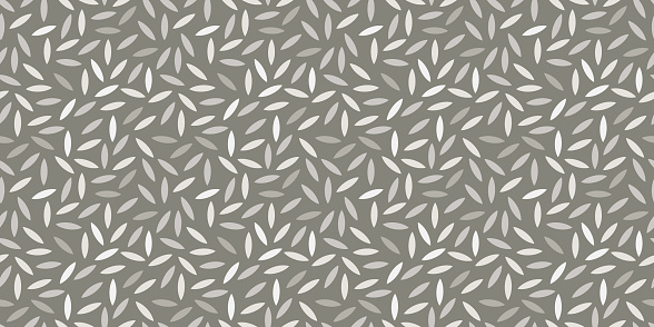 Simple rice grain on light background seamless pattern