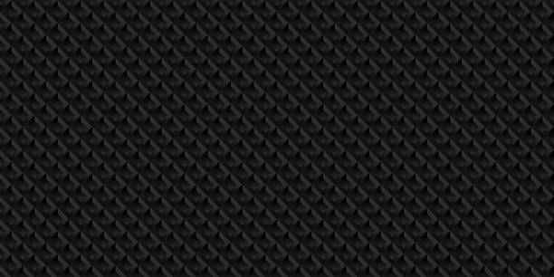 illustrations, cliparts, dessins animés et icônes de fond noir texture vectorielle transparente abstraite sombre moderne - backgrounds carbon fiber black