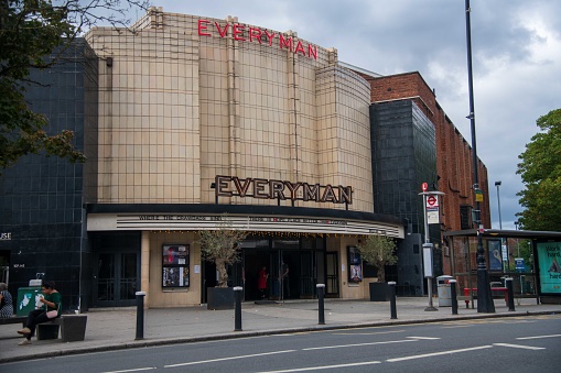 London, United Kingdom - August 20, 2022: The Everyman Cinema in Muswell Hill