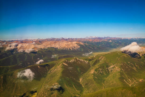 Aerial of Mountain Peak