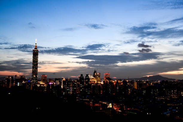 istock Night view of Taipei 1423602204