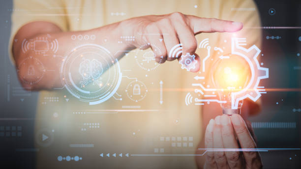istock business man holding light bulb and virtual icon in hand, artificial intelligence future innovation concept, cloud computing network technology with huge database connected globally, 1423604922