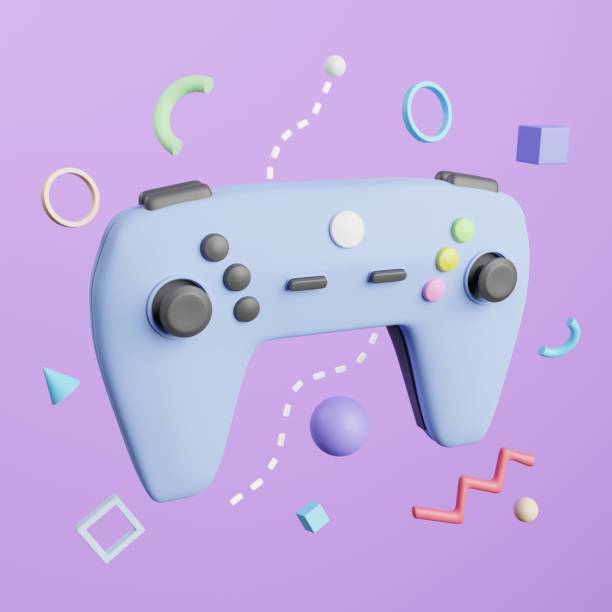 istock 3d blue gamepad, joystick controller, entertainment gameplay symbol. 3d render illustration 1423608039