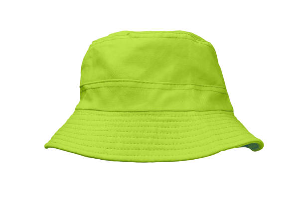 istock green bucket hat isolated on white 1423609832