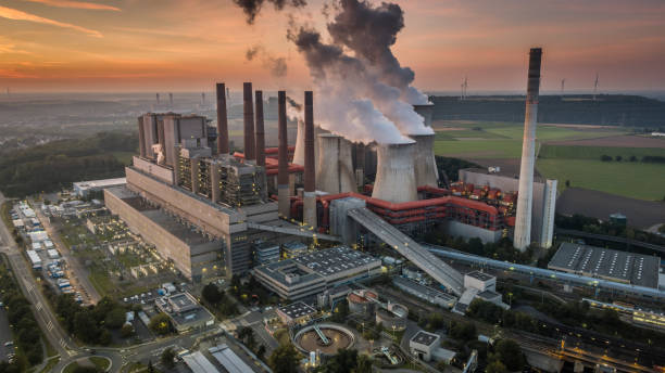 istock Aerial view of a power station 1423622506