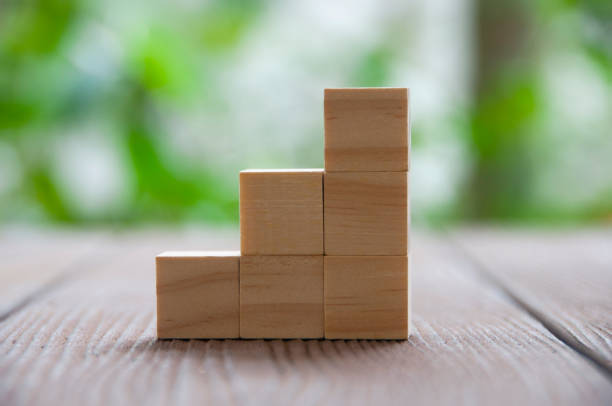 istock Blank wooden blocks with customizable space for text or ideas. Copy space 1423632609