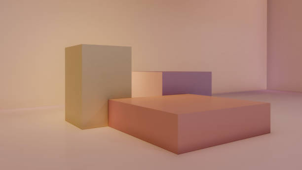 istock podium, product stand. mock up on a pink background texture background Ideal backdrop for product presentations 1423635280