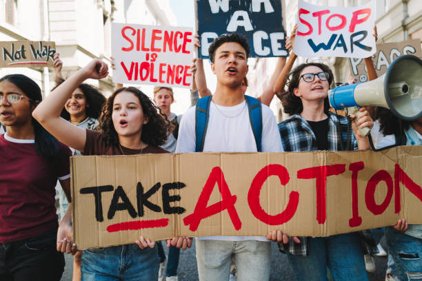 istock Youth activism for peace 1423637303