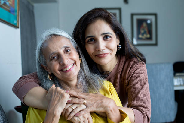 istock Happy woman with mother 1423642554