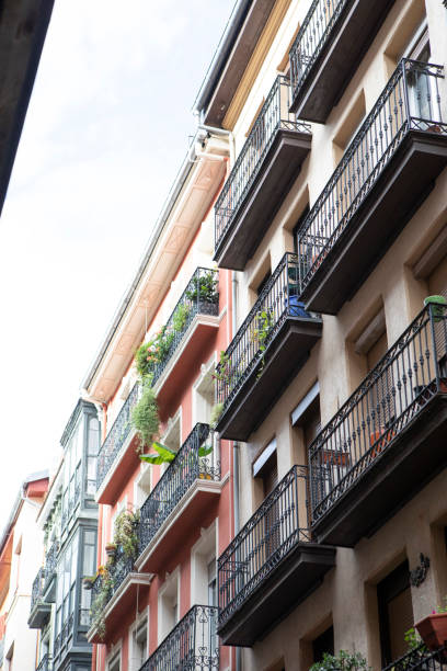 istock Colourful and traditional Spanish city architecture 1423644389