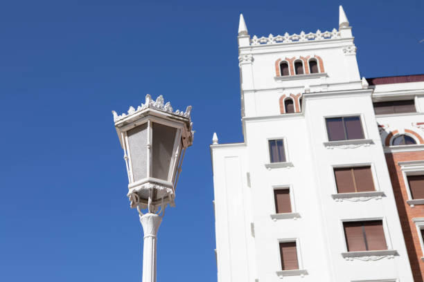 Traditional architecture in central Bilbao, Spain
