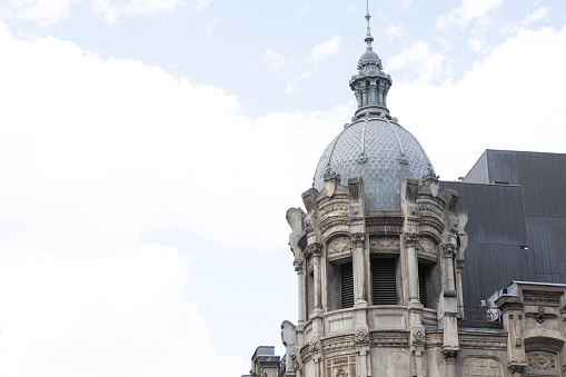 Traditional architecture in central Bilbao, Spain