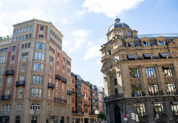istock Traditional style Spanish city architecture 1423645566