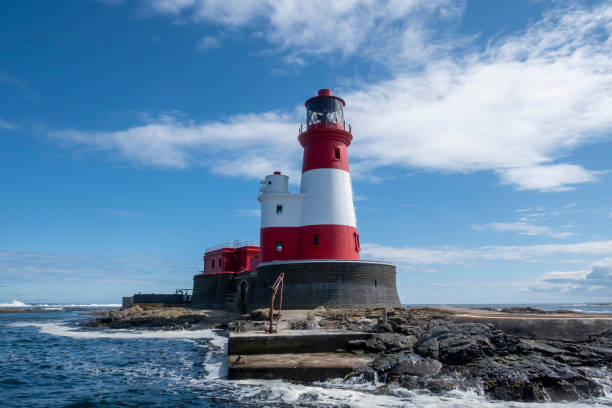 Longstone lighthouse longstone lighthouse farne islands from the north farne islands stock pictures, royalty-free photos & images
