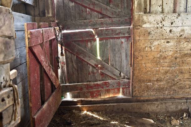 istock Vintage Barn Door showing expeiences 1423653886