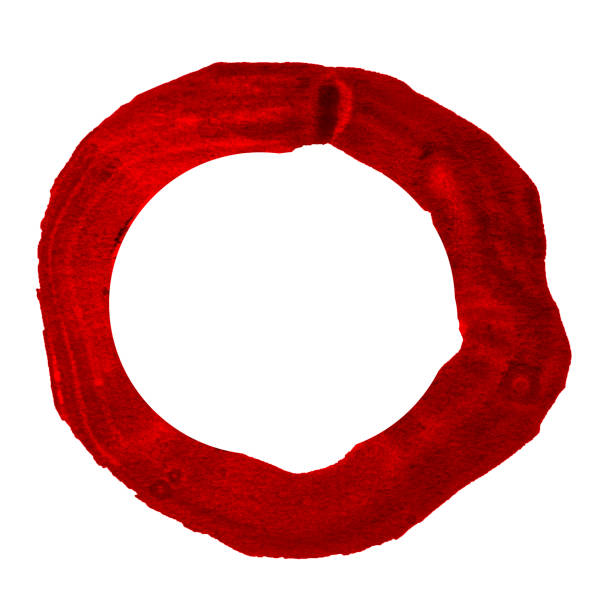 Red circle hand-drawn in watercolor.