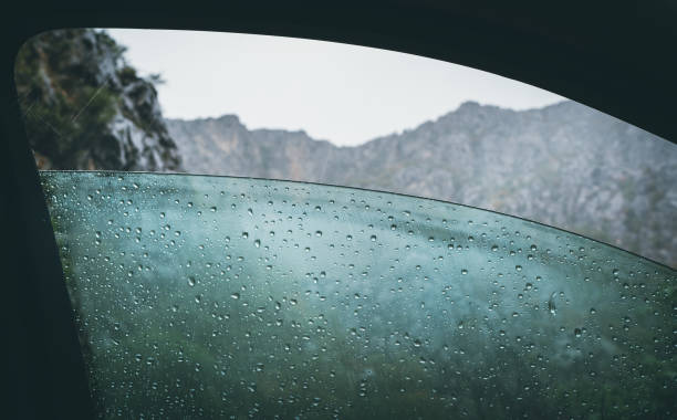 Free Stock Photo of Raindrops on the recreational vehicle\'s side ...