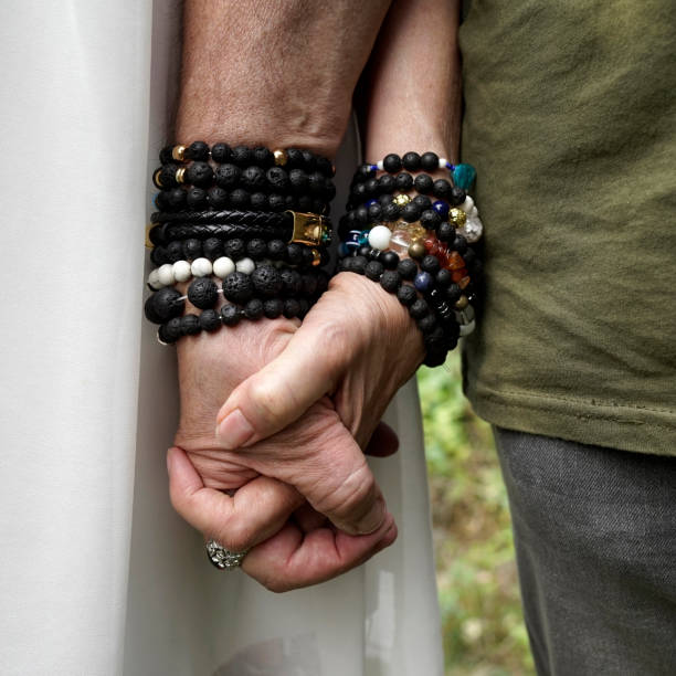 istock Couple sharing the same taste for jewelry 1423678193